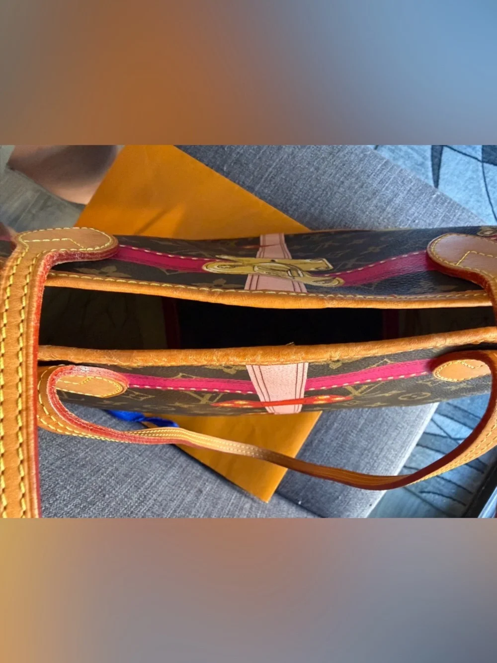 ✨ Authentic Louis Vuitton Neverfull MM – Limited “Summer Trunks” Edition ✨ - Picture 12 of 16